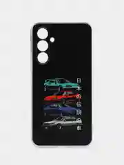 Хром силиконовый чехол на Samsung Galaxy A54 5G / Самсунг A54 прозрачный, с рисунком