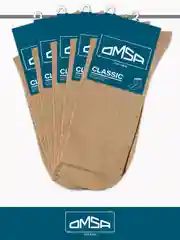Бежевый носки мужские OMSA CLASSIC 203 высокие летние из хлопка набор 5 пар
