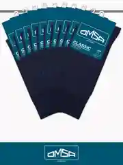 Синий носки мужские OMSA CLASSIC 204 высокие длинные из хлопка набор 10 пар