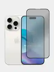 Защитное стекло антишпион для iPhone 15 / 15 Pro / 16 на айфон