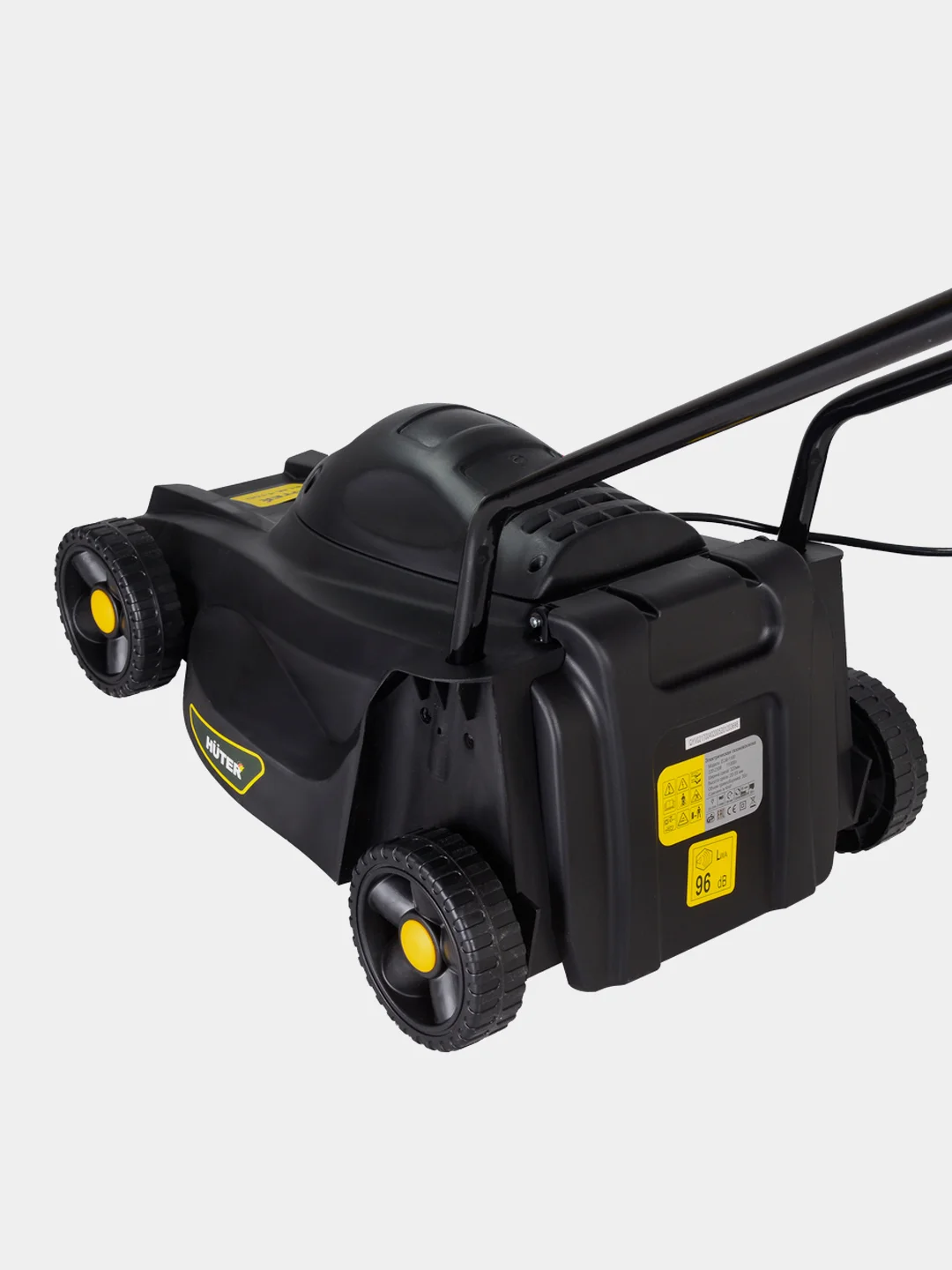 Желтый электрическая газонокосилка Huter ELM-1100 70/4/2 +