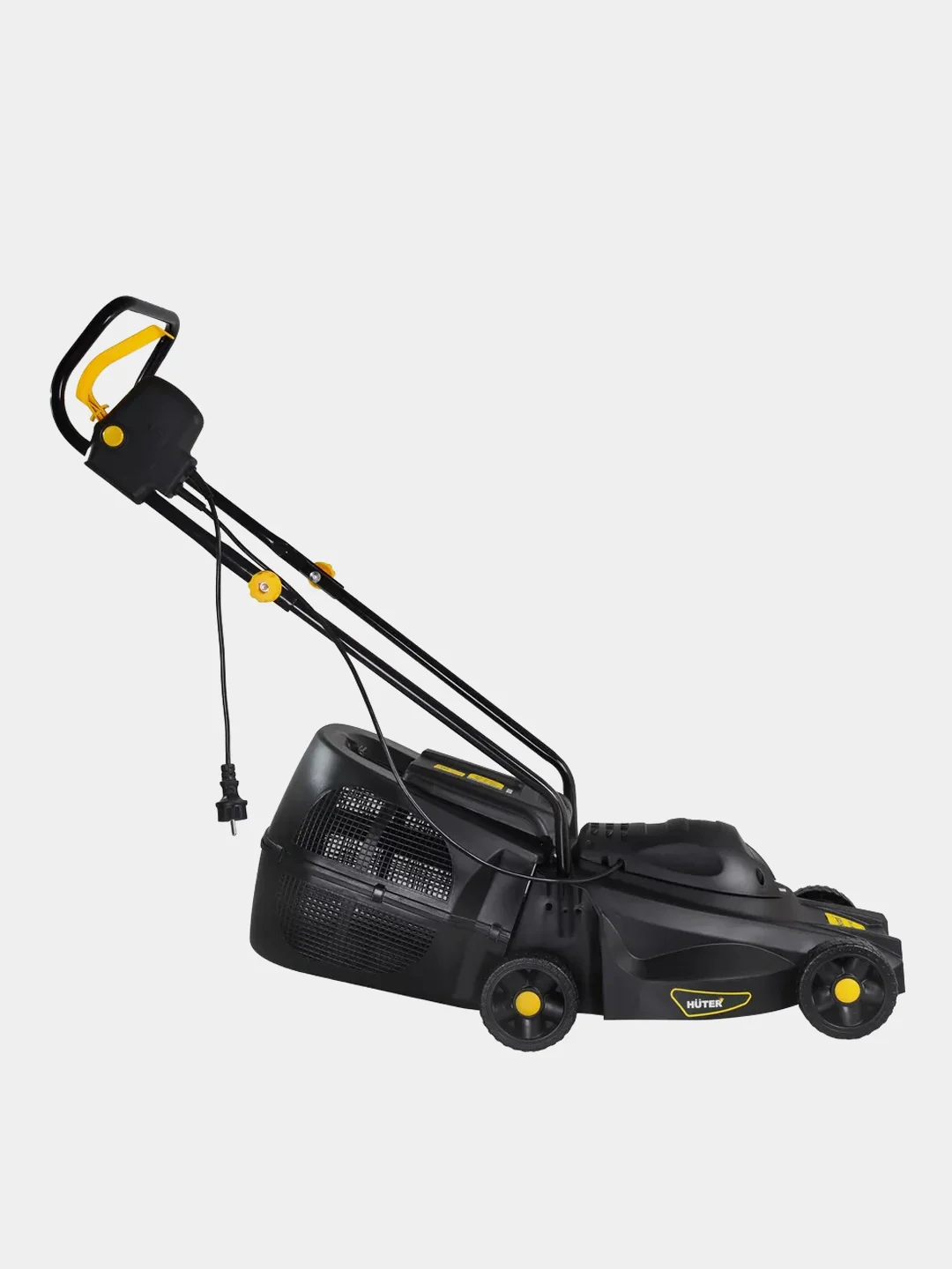 Желтый электрическая газонокосилка Huter ELM-1100 70/4/2 +
