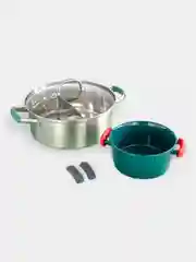 Серый силиконовые ручки для кастрюли