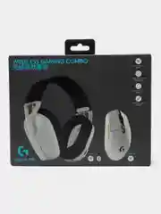 Белый игровые наушники Logitech G435SE + мышь G304SE