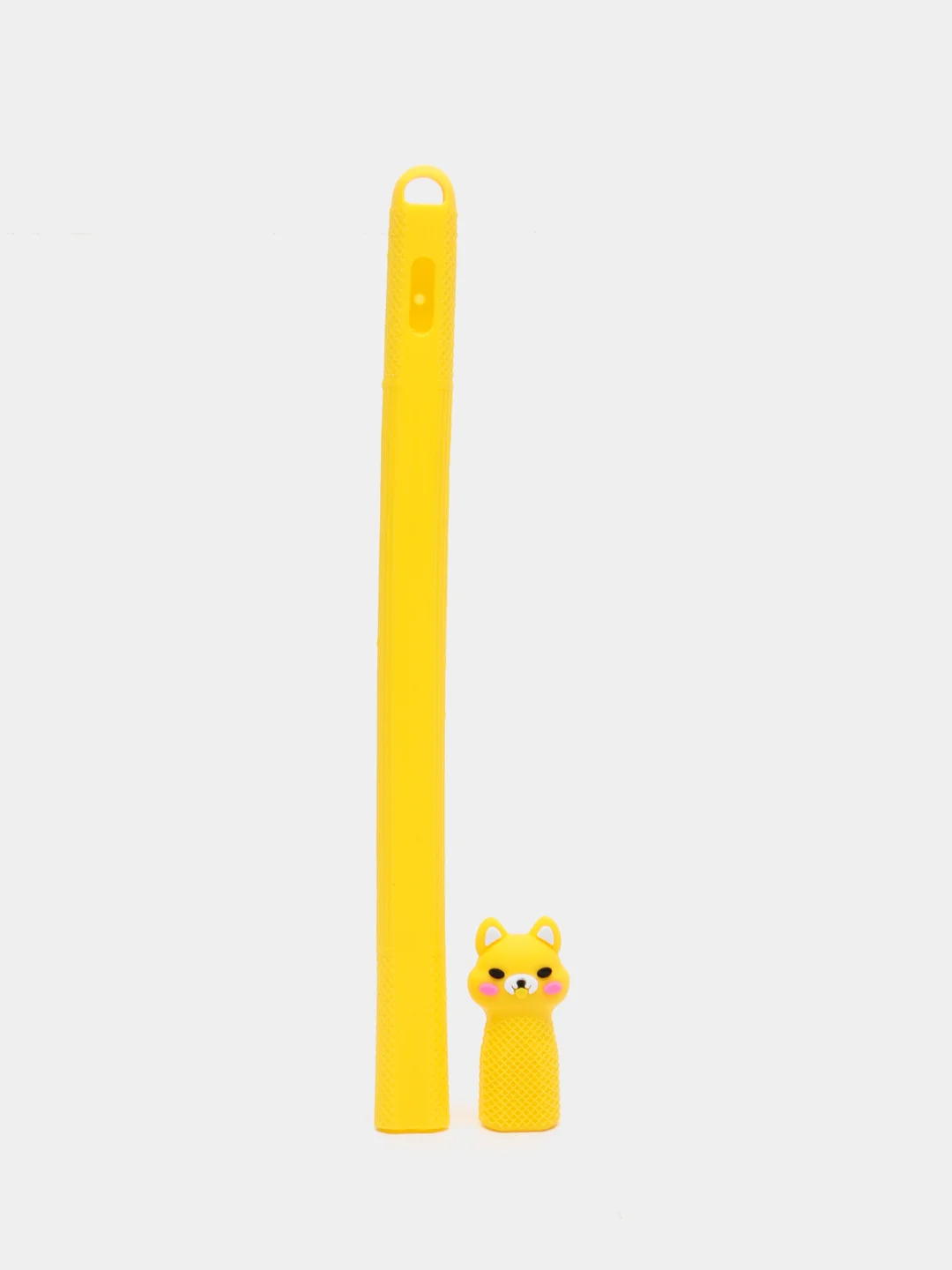 Желтый чехол для стилуса Apple Pencil 2 Кошечка разные цвета