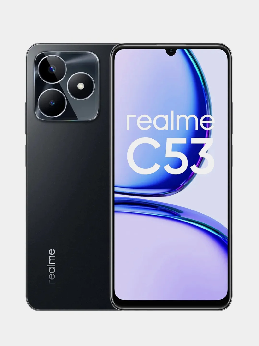 Черный смартфон Realme RMX3760 (realme C53)