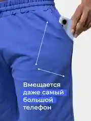 Синий шорты мужские