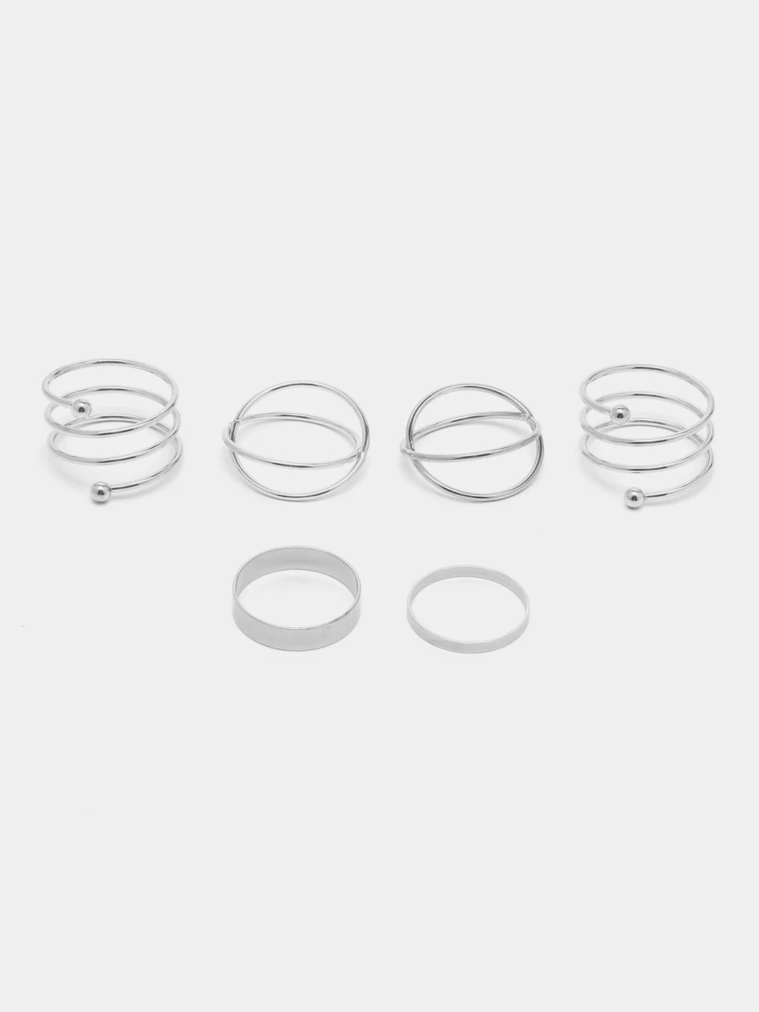 Серебряный кольца Solar system