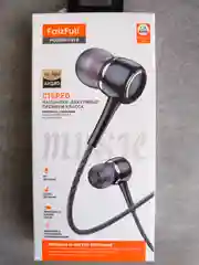 Черный проводные наушники FaizFull FN24 (3.5 mm Aux)