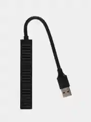Черный портативная ДОК-СТАНЦИЯ USB 4 В 1, концентратор USB3.0/2.0/TF