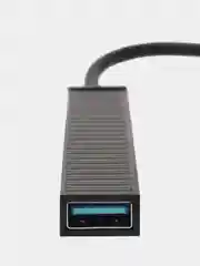 Черный портативная ДОК-СТАНЦИЯ USB 4 В 1, концентратор USB3.0/2.0/TF