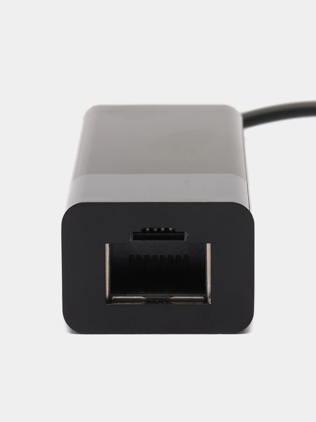 Черный переходник адаптер, USB Type-C - RJ45, OTG Ethernet