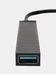 Черный переходник Type-C HUB концентратор, док станция
