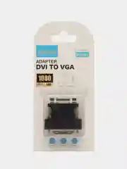 Черный переходник dvi - vga