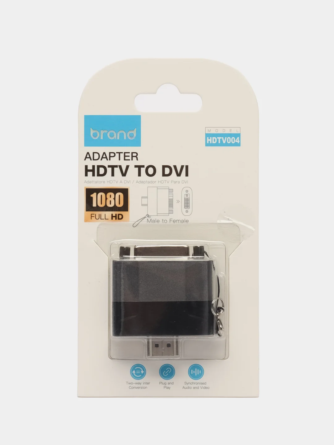 Переходник HDMI to DVI-I HDMI (19) на DVI-I (24+5)