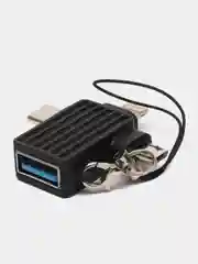 Переходник 3 в 1 USB-A - Micro USB/Lightning/Type C