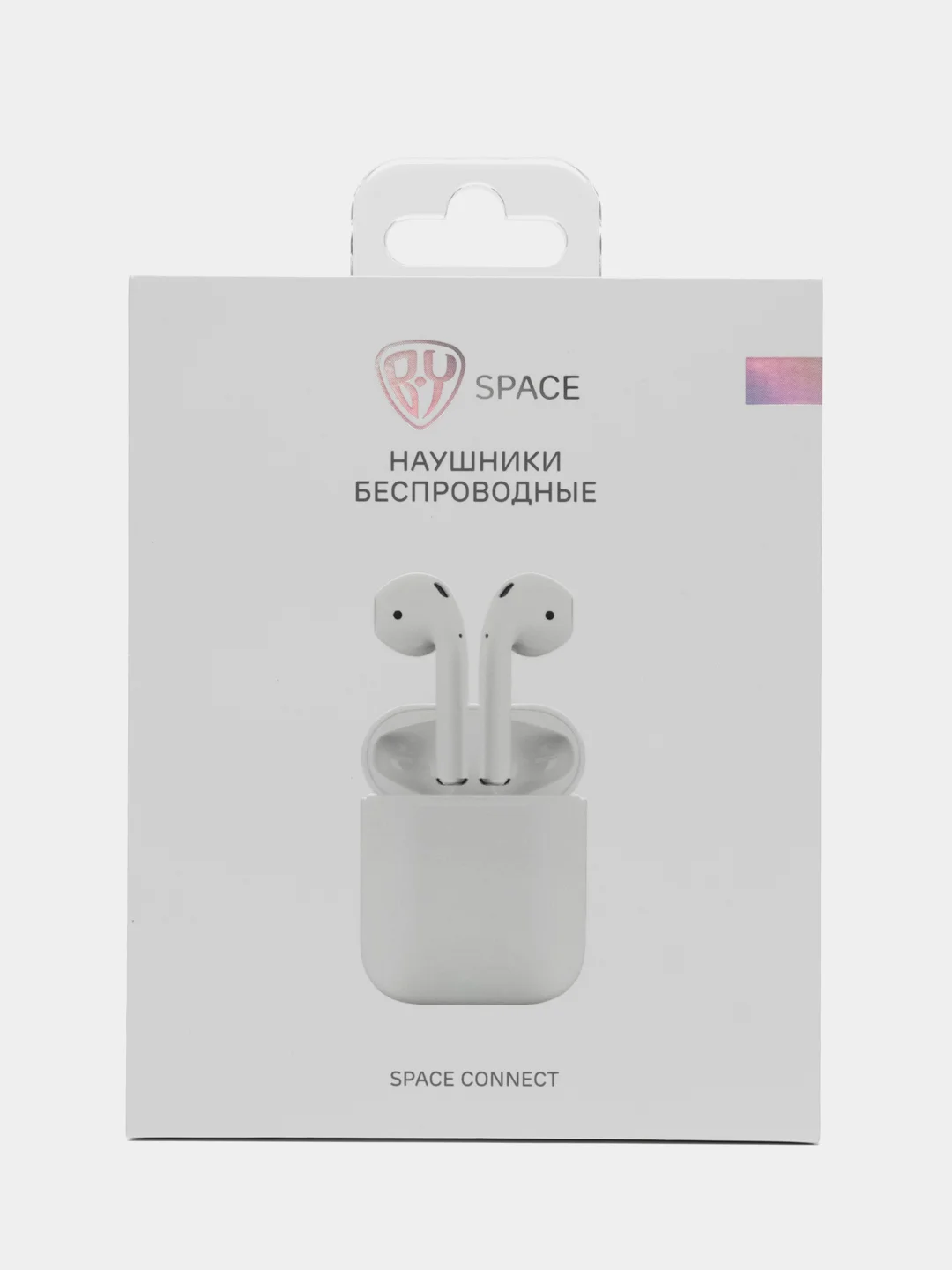 BY Наушники беспроводные TWS Space Connect, беспроводная подзарядка, 30/350мАч, BT: 5.0
