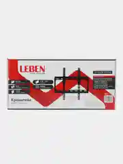 LEBEN Кронштейн для ТВ наклонный, 23"-55", до 50кг, 75x75 до 400x400 мм, мет