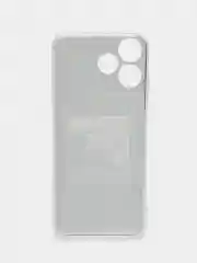 Тёмно-коричневый чехол на ZTE Blade A73 4G/V50 Smart / ЗТЕ Блэйд А73 5G/V50 Смарт прозрачный, с рисунком