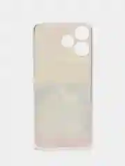Желтый чехол на ZTE Blade A73 4G/V50 Smart / ЗТЕ Блэйд А73 5G/V50 Смарт прозрачный, с рисунком