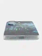 Синий чехол на Xiaomi Redmi 13C/Poco C65 / Сяоми Редми 13C/Поко С65 прозрачный, защита камеры