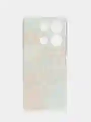 Светло-оранжевый силиконовый чехол на Infinix Note 30i / Инфиникс Нот 30i прозрачный, с рисунком
