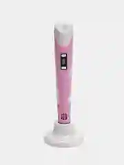 Розовый 3d ручка 3DPen-3, c цветным пластиком, c трафаретами