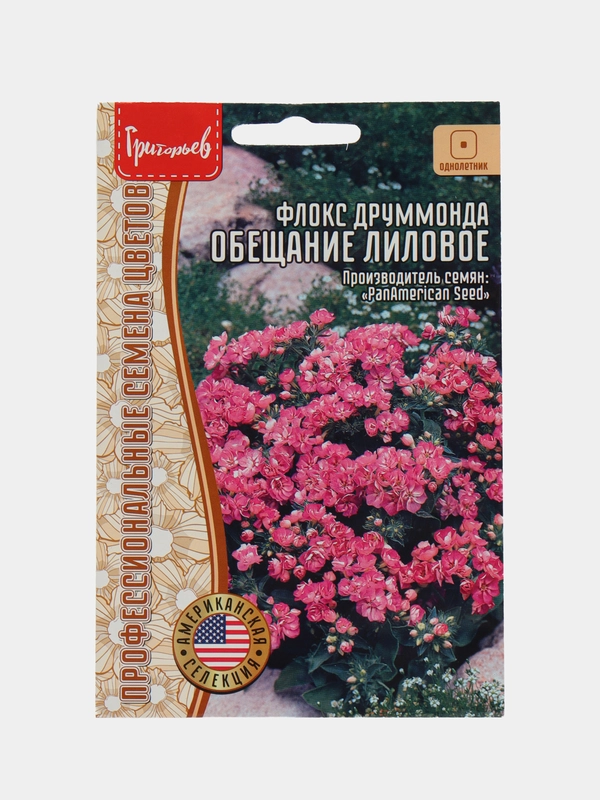 Флокс друммонда Обещание Лиловое (семена,цветы)