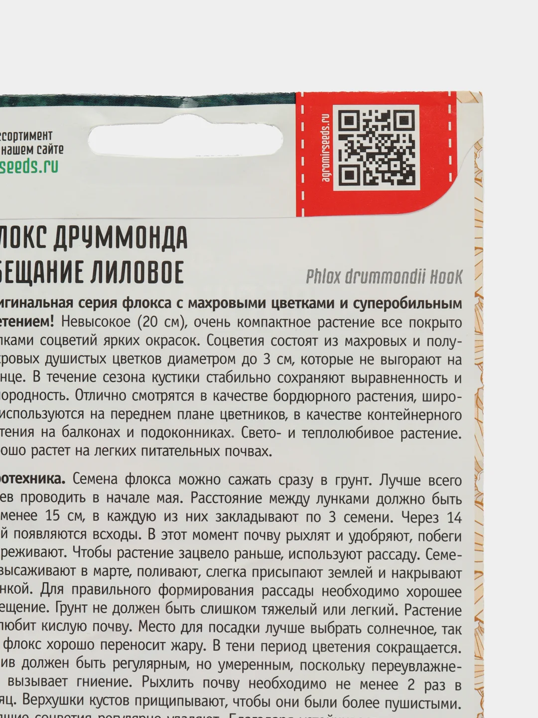 Флокс друммонда Обещание Лиловое (семена,цветы)