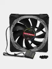 Белый кулер для ПК Coolmoon RGB / вентилятор для ПК с подсветкой / корпусный вентилятор