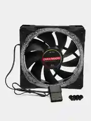 Красный кулер для ПК Coolmoon RGB / вентилятор для ПК с подсветкой / корпусный вентилятор