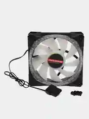 Разноцветный кулер для ПК Coolmoon RGB / вентилятор для ПК с подсветкой / корпусный вентилятор