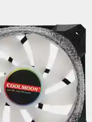 Разноцветный кулер для ПК Coolmoon RGB / вентилятор для ПК с подсветкой / корпусный вентилятор