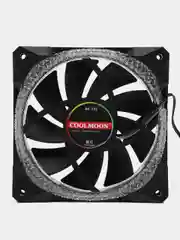 Разноцветный кулер для ПК Coolmoon RGB / вентилятор для ПК с подсветкой / корпусный вентилятор
