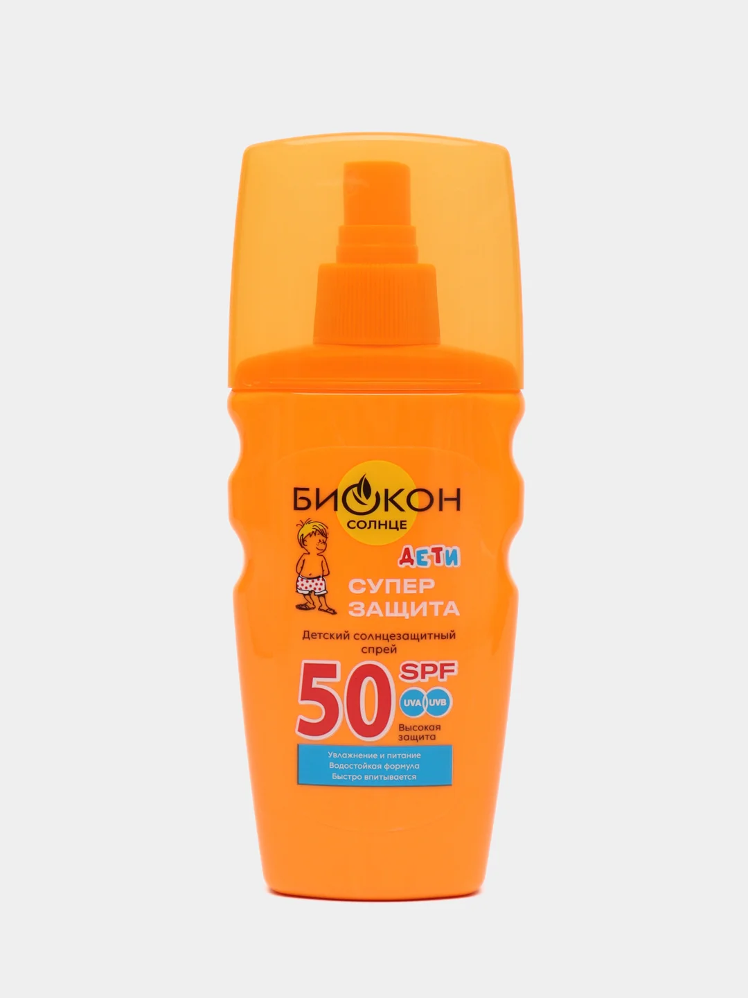 Солнцезащитный спрей Биокон для детей SPF 50 160 мл