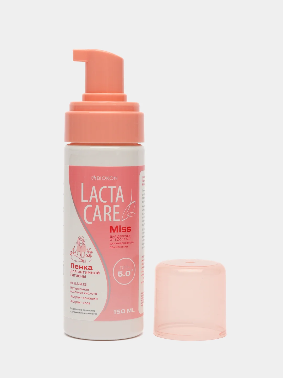 БИОКОН Lacta Care Пенка для интимной гигиены Miss, 150 мл