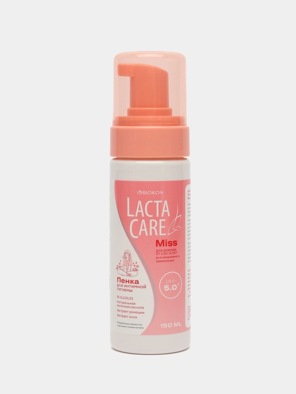 БИОКОН Lacta Care Пенка для интимной гигиены Miss, 150 мл