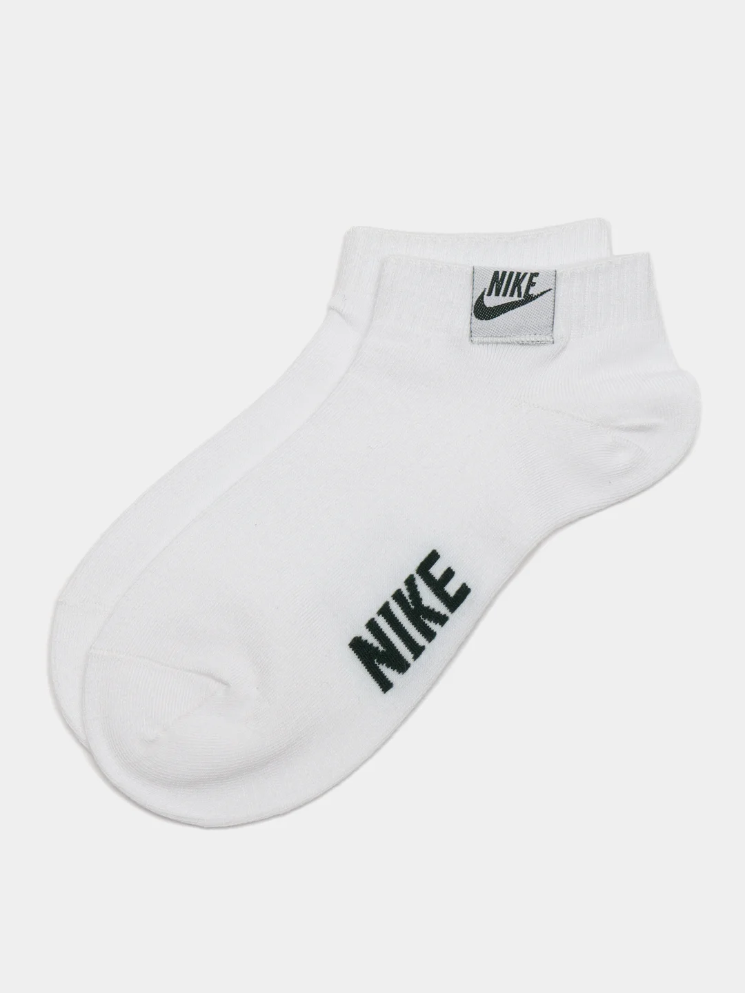 Тёмно-зелёный носки Nike, женские, короткие