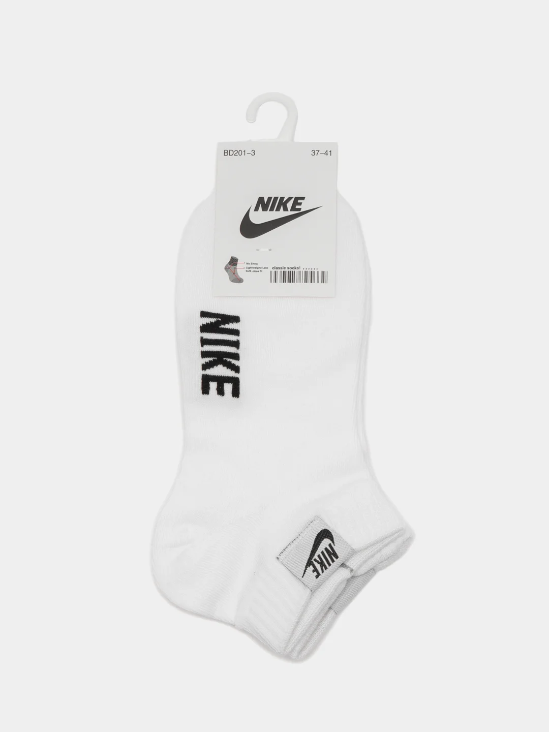 Черный носки Nike, женские, короткие