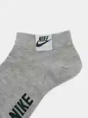 Серый меланж носки Nike, женские, короткие