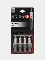 BRISK Комплект свечей зажигания арт. LR15YC-1, 4 шт