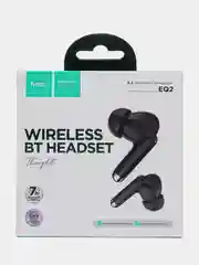 Черный наушники беспроводные Hoco EQ2, bluetooth, вакуумные