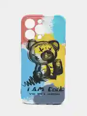 Бежевый меланж чехол для iPhone 11, 13, 13 Pro с картинкой / рисунком