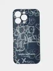 Бордовый чехол для iPhone 11, 13, 13 Pro с картинкой / рисунком