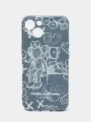 Бордовый чехол для iPhone 11, 13, 13 Pro с картинкой / рисунком