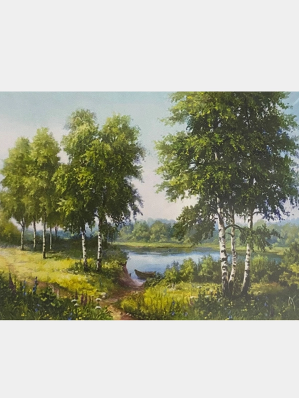 Алмазная мозаика на подрамнике 20*30 полная выкладка