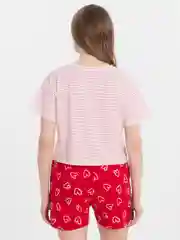 Комплект женский: футболка, шорты, хлопок 100% HOME CLOTHES "D&I"
