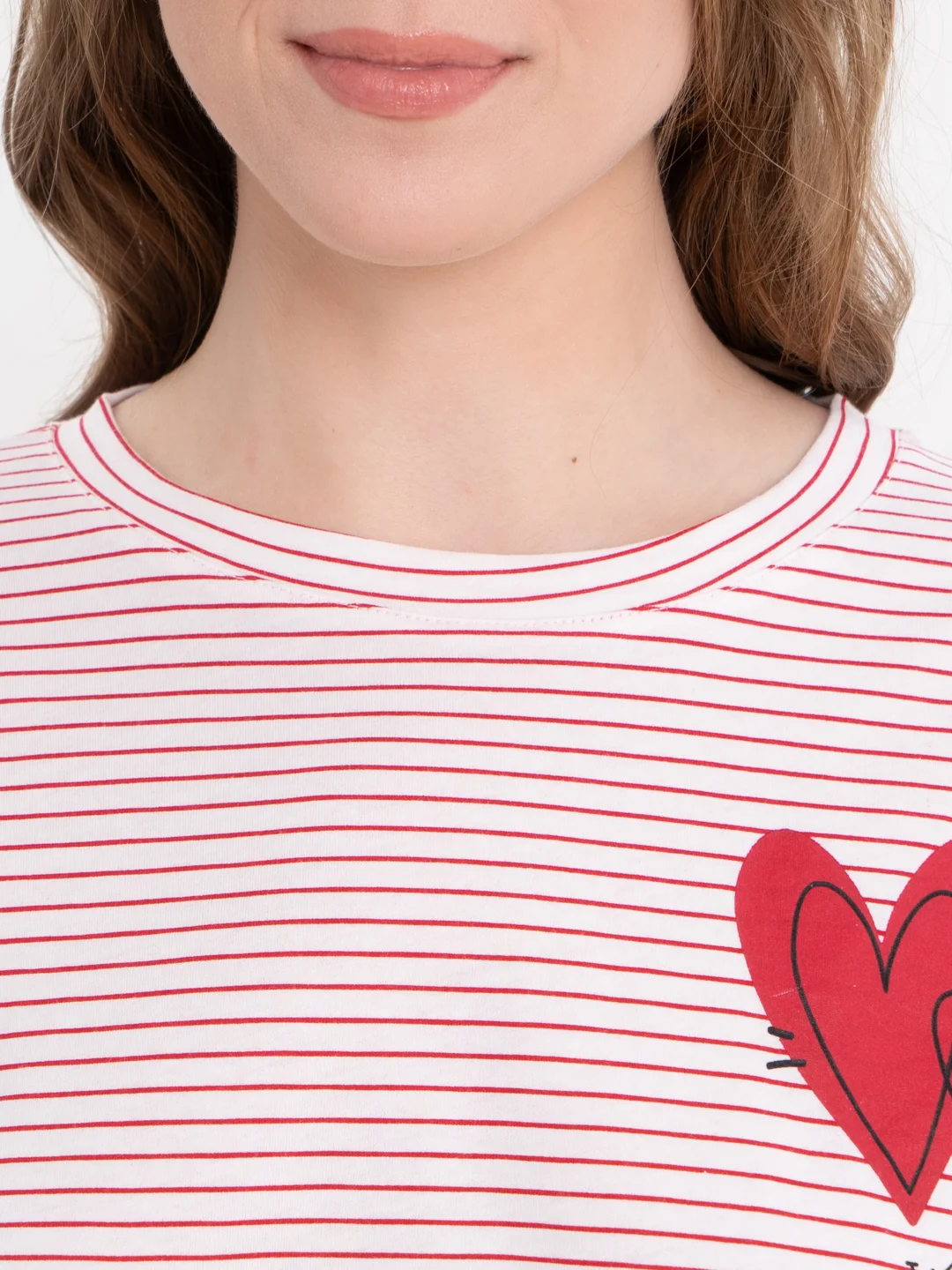 Комплект женский: футболка, шорты, хлопок 100% HOME CLOTHES "D&I"