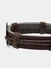 Коричневый браслет со знаком зодиака