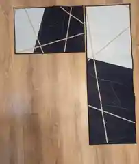 Коврик для ванной, кухни, коврик противоскользящий 40*60+40*120
